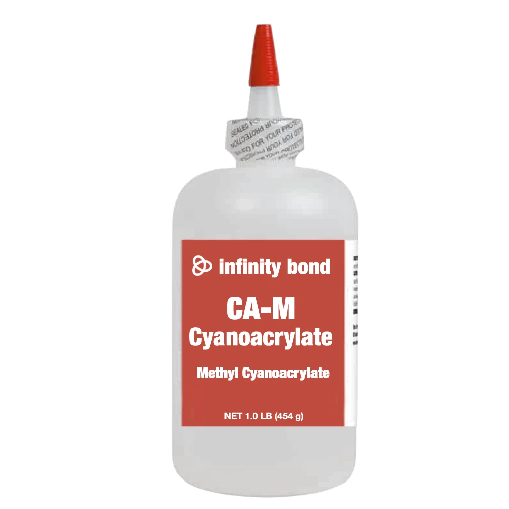 Metal Bonding Cyanoacrylate Super Glue Adhesive - 110 CPS (Medium Thick) / 1 lb Bottle / Case of 4